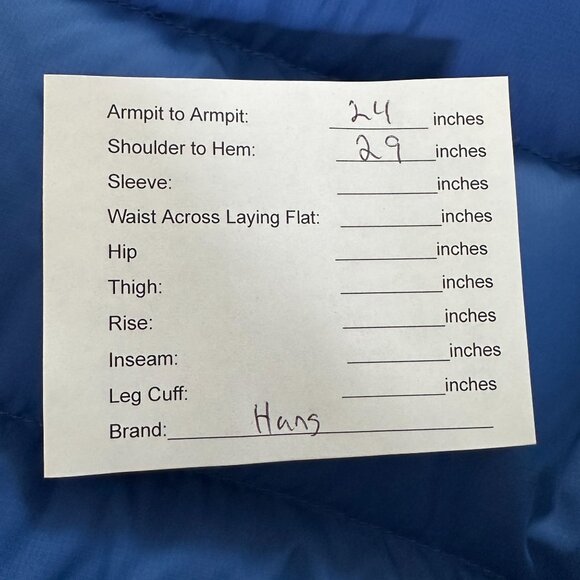 L.L.Bean Mens Goose Down Insulated Puffer Jacket M Blue Winter Warm Outerwear - Picture 4 of 11